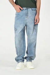 BAGGY FIT CARGO DENIM - Shanakht