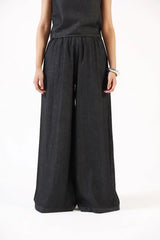 DENIM MEGA WIDE LEG TROUSERS - Shanakht