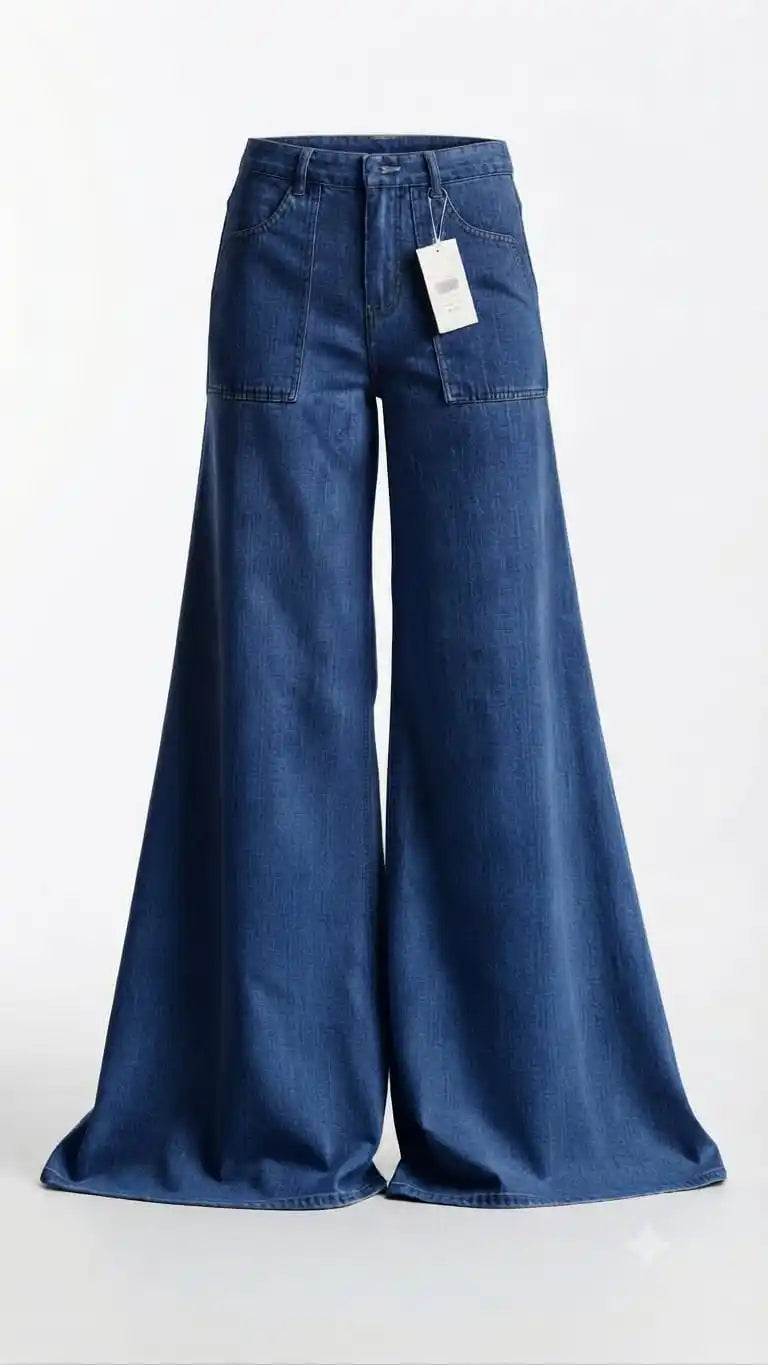 Extra Wide Leg Mega Jeans - Shanakht