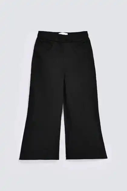 GIRLS DENIM LOOK FLARED JEGGINGS - Shanakht