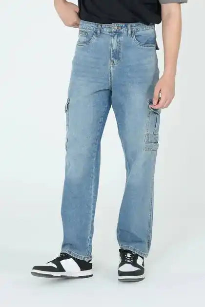 ORIGINAL STRAIGHT FIT CARGO DENIM - Shanakht